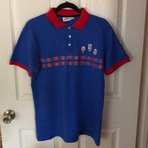 Oversized blue tee